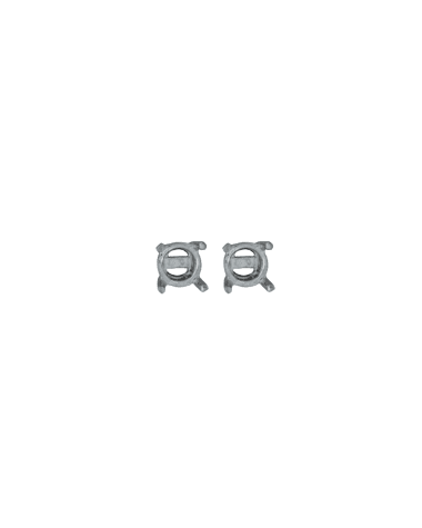 18CT W/G TRAD EAR MOUNT 10pt